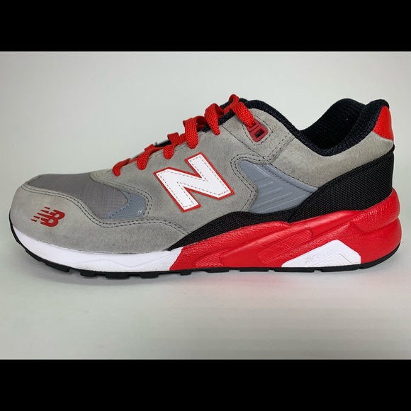 New Balance Men MRT580SR Mecha (gray/red) Size 11 - Picture 2 of 11